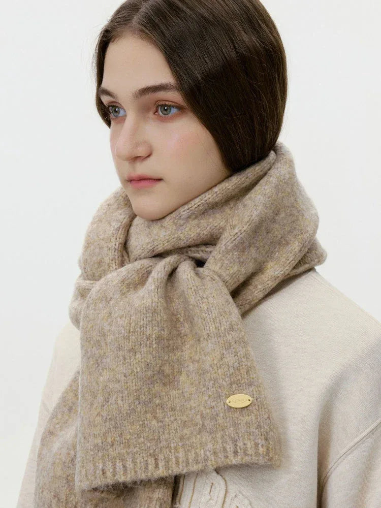 Classic wool blend ribbed scarf - View 7 | TEVQA