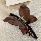 Large Butterfly Acetate Hair Claw Clip - View 11 | TEVQA