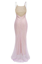Ariarl Ruched Purple Sequins Maxi Dress - TEVQA