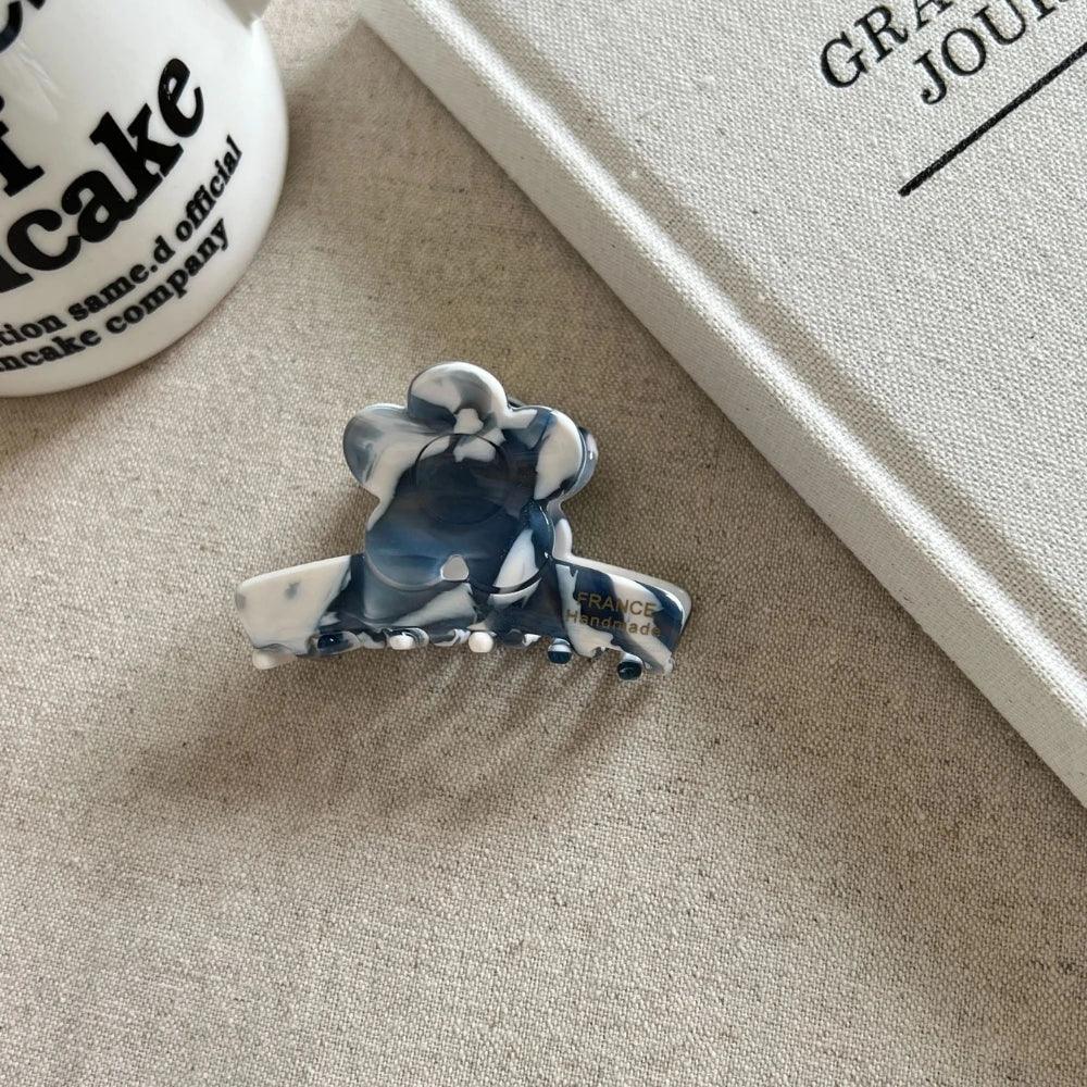French Style Flower Acetate Hair Claw Clip - View 8 | TEVQA