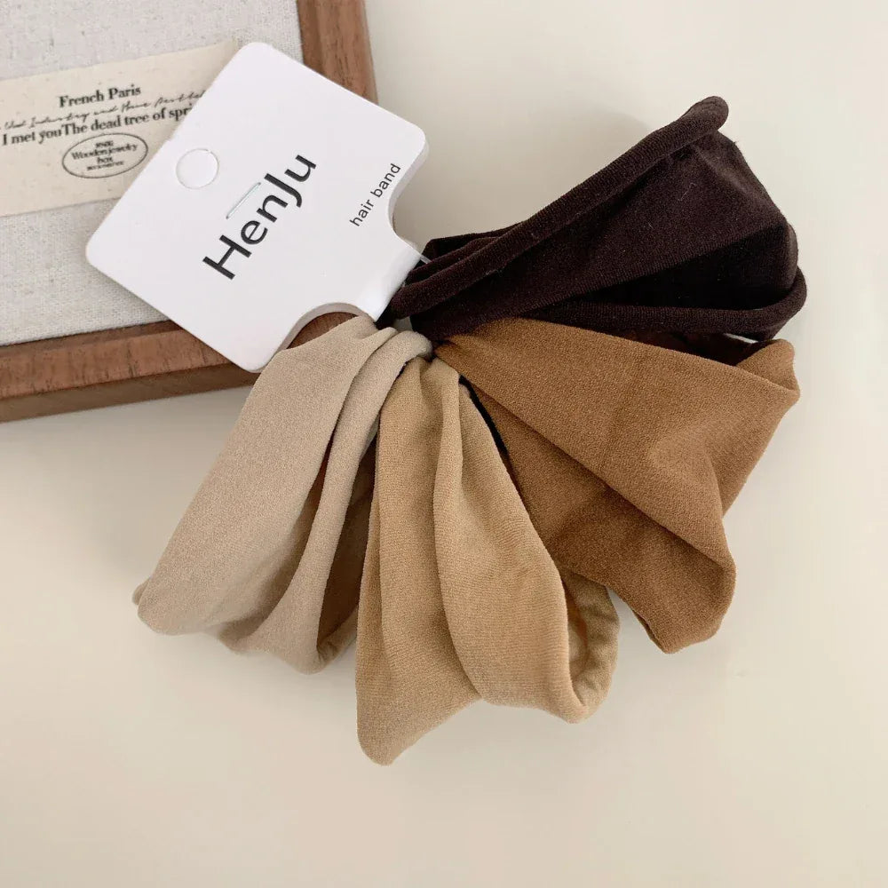Gentle Knit Knot Bow Hair Ties for Kids - View 6 | TEVQA