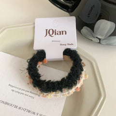 Textured Bouclé Elastic Hair Ties (2 or 3-Pack Sets) - TEVQA