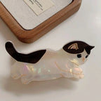 Whimsical Acetate Pet Lover Hair Clip & Comb Collection (Cat & Dog) - TEVQA