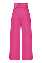 pink high waist wide leg pants