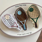 Tennis Racket Acetate Hair Claw Clip - 4 Inch Preppy Sporty Accessory - TEVQA
