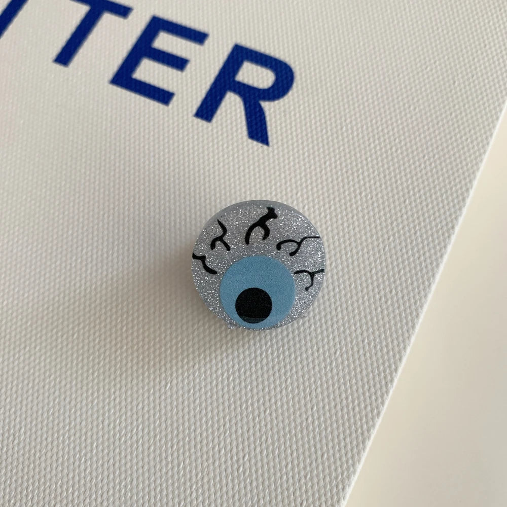 Cute Halloween Mini Hair Claw Clips - 1.6" Glitter Acrylic