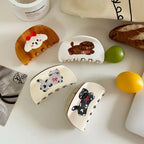 Whimsical "Pet Lover" Acetate Hair Claw Clip (3.3 Inch) - TEVQA