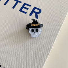 Cute Halloween Mini Hair Claw Clips - 1.6" Glitter Acrylic