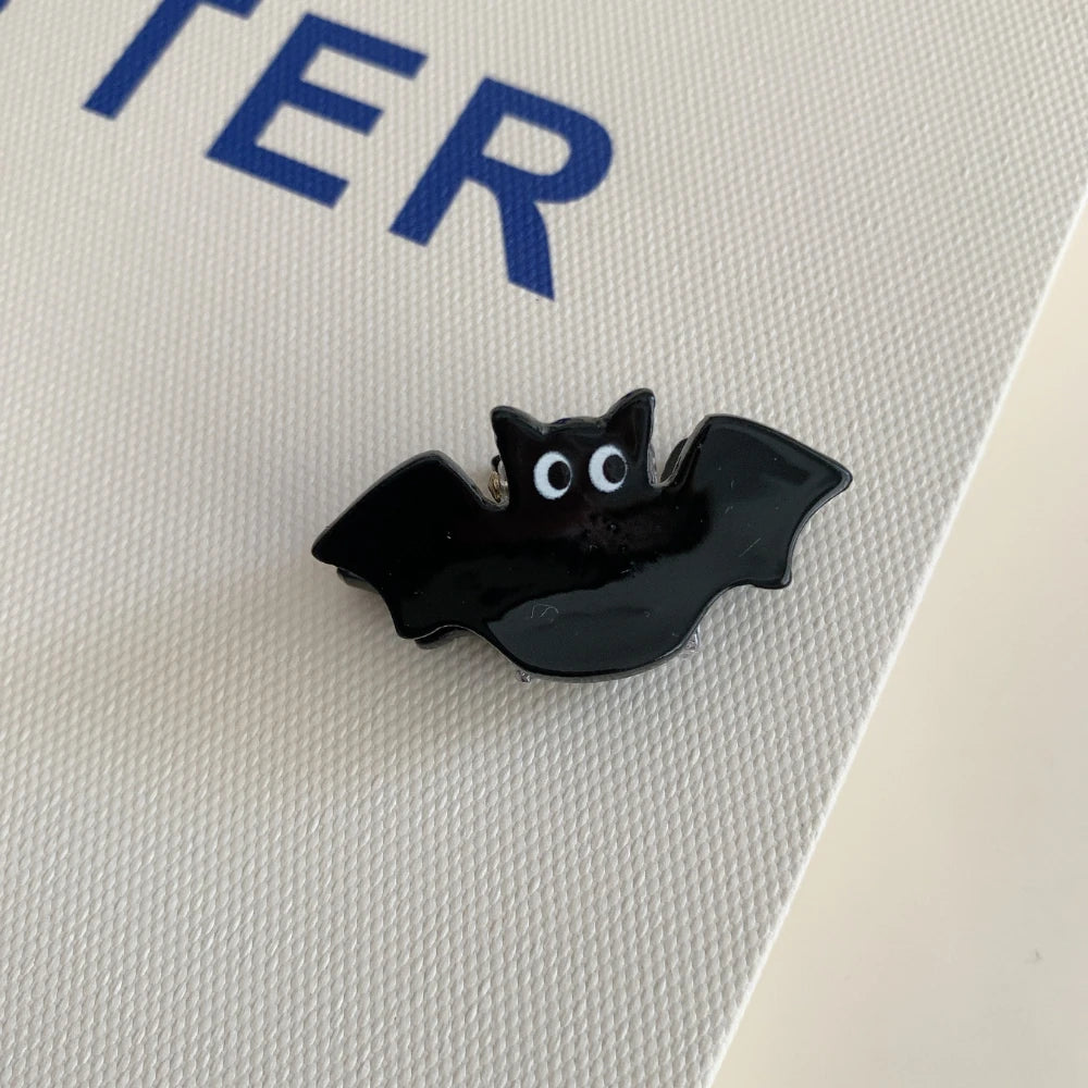 Cute Halloween Mini Hair Claw Clips - 1.6" Glitter Acrylic