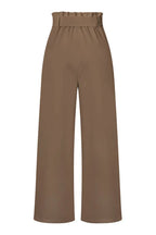 Belted wide leg crepe trousers - View 56 | TEVQA