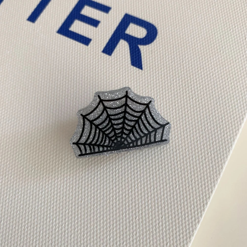 Cute Halloween Mini Hair Claw Clips - 1.6" Glitter Acrylic