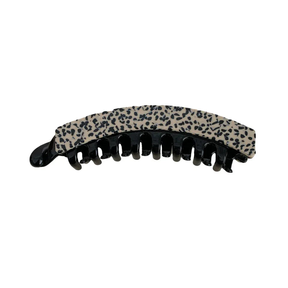Leopard print banana hair clip Main image