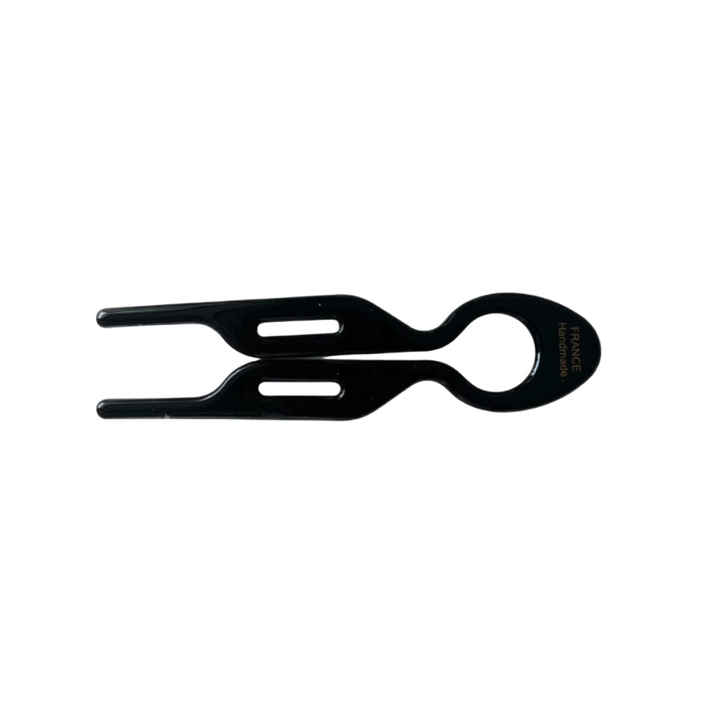 Acetate French Twist Hair Pin - 5.3" Elastic-Free Updo Tool