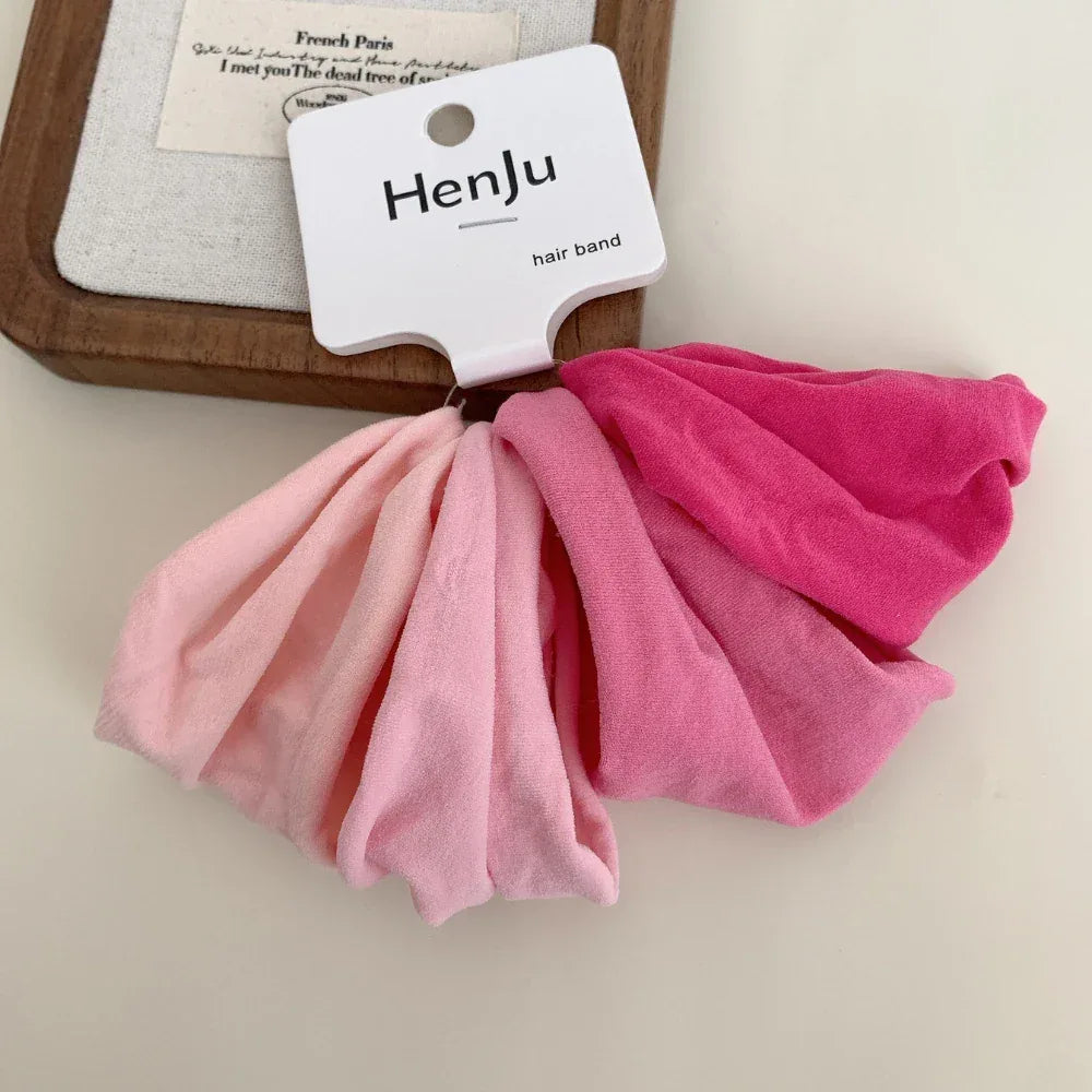 Gentle Knit Knot Bow Hair Ties for Kids - View 9 | TEVQA