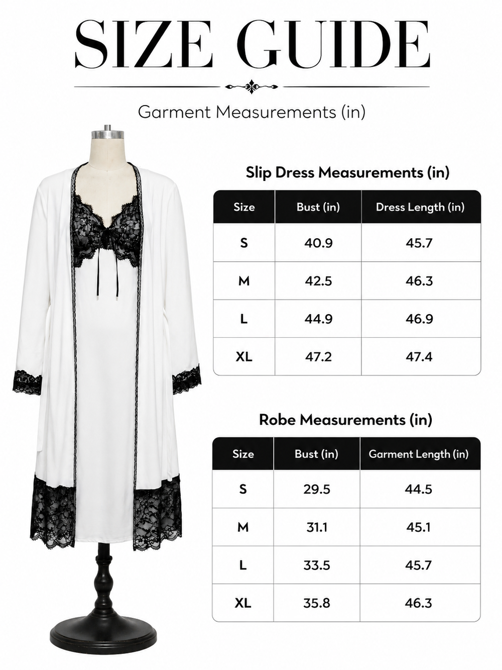 Women's Satin Pajama Set with Lace Trim - View 8 | TEVQA