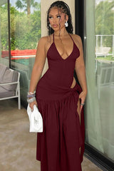 V-Neck Bodysuit Wrap Skirt Set | Dress In Beauty