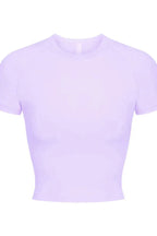 Cropped Raglan T-Shirt - View 11 | TEVQA