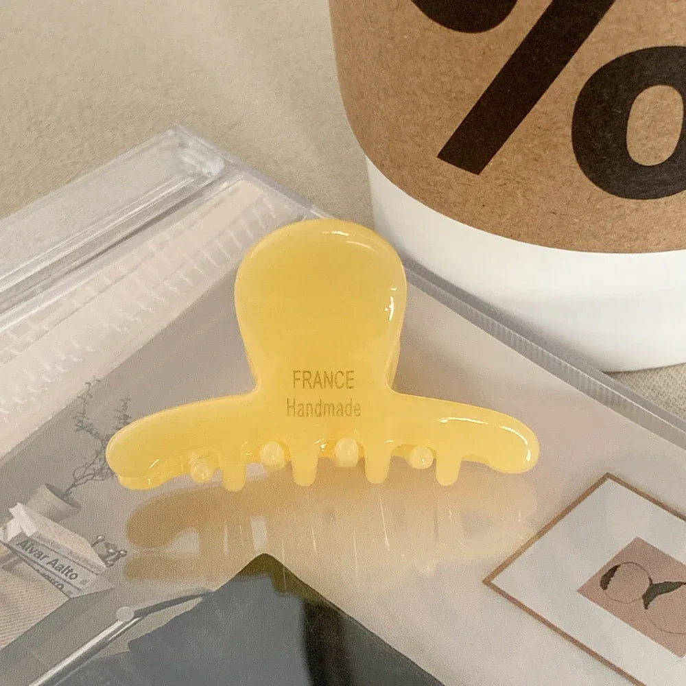 Mini French Style Octopus Hair Claw - View 6 | TEVQA