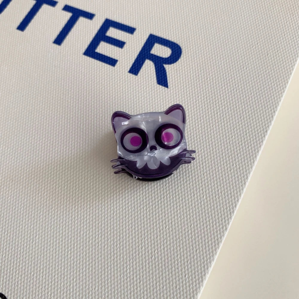 Cute Halloween Mini Hair Claw Clips - 1.6" Glitter Acrylic