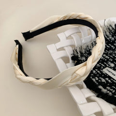 Classic Braided Headband - 1 Inch Fabric Hair Band