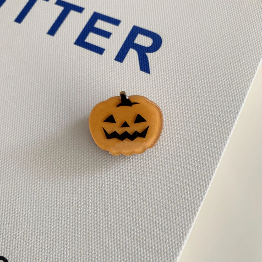 Cute Halloween Mini Hair Claw Clips - 1.6" Glitter Acrylic