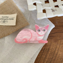 Adorable Pet Acetate Hair Clip - 2.75 Inch Mini Cat & Dog Designs
