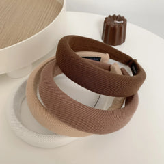 Padded Ribbed Knit Headband - 1.2 Inch Volumizing Style