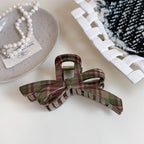 Holiday Plaid Acetate Hair Clip Collection - View 10 | TEVQA