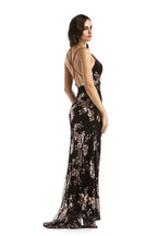 Sequin Halter Neck Cocktail Dress - View 9 | TEVQA