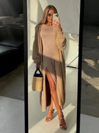 Luxe Faux Mink Maxi Cardigan - View 11 | TEVQA