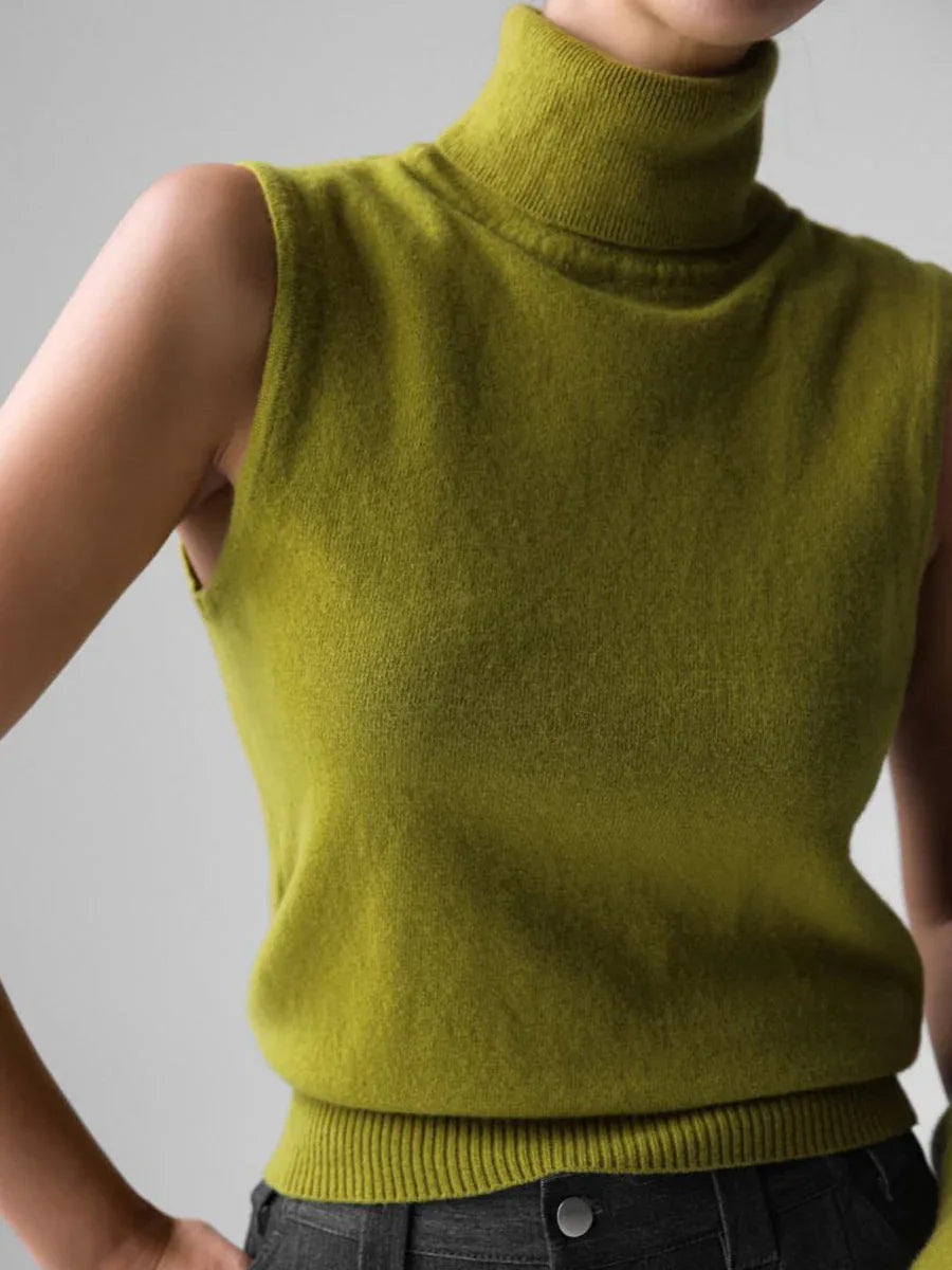 Classic knit vest and button cardigan ensemble - View 16 | TEVQA