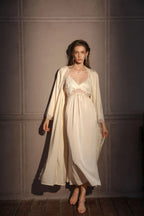 Satin Lace Trim Slip Dress - View 16 | TEVQA