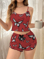 Ribbed Cami & Shorts Set - View 14 | TEVQA