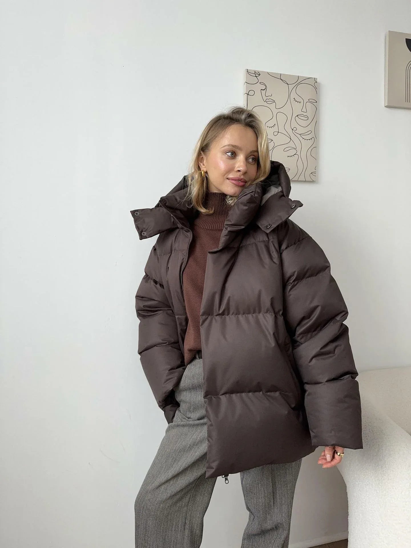 The Aspen Cloud Oversized Puffer Jacket - TEVQA
