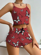 Ribbed Cami & Shorts Set - View 27 | TEVQA