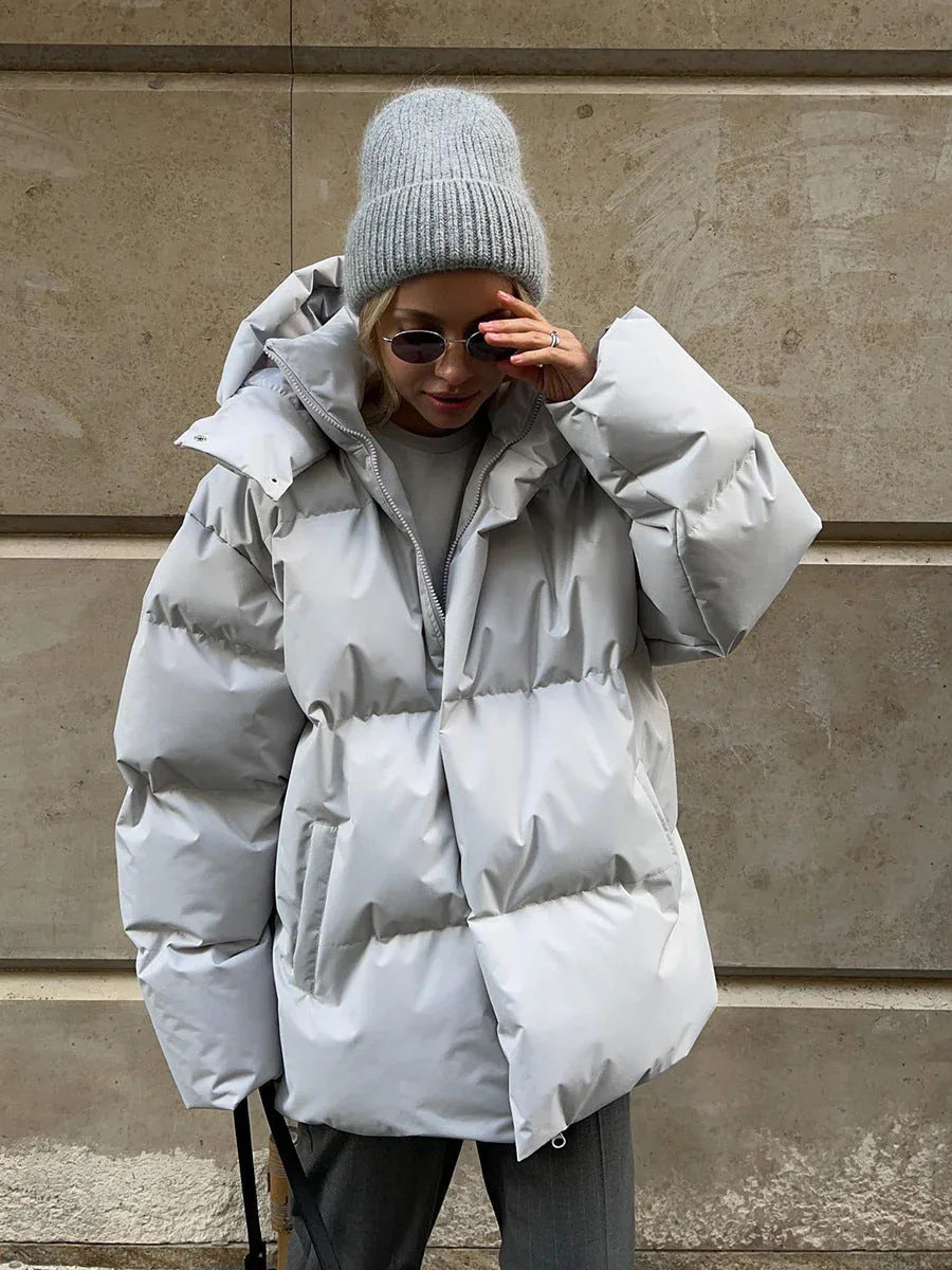The Aspen Cloud Oversized Puffer Jacket - TEVQA Main image
