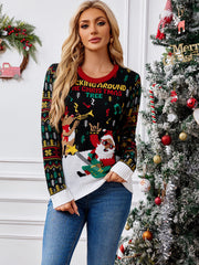 Rocking Around The Christmas Tree Knitted Sweater