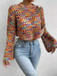 Crochet Knit Crop Top - View 6 | TEVQA
