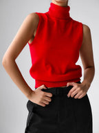 Classic knit vest and button cardigan ensemble - View 8 | TEVQA
