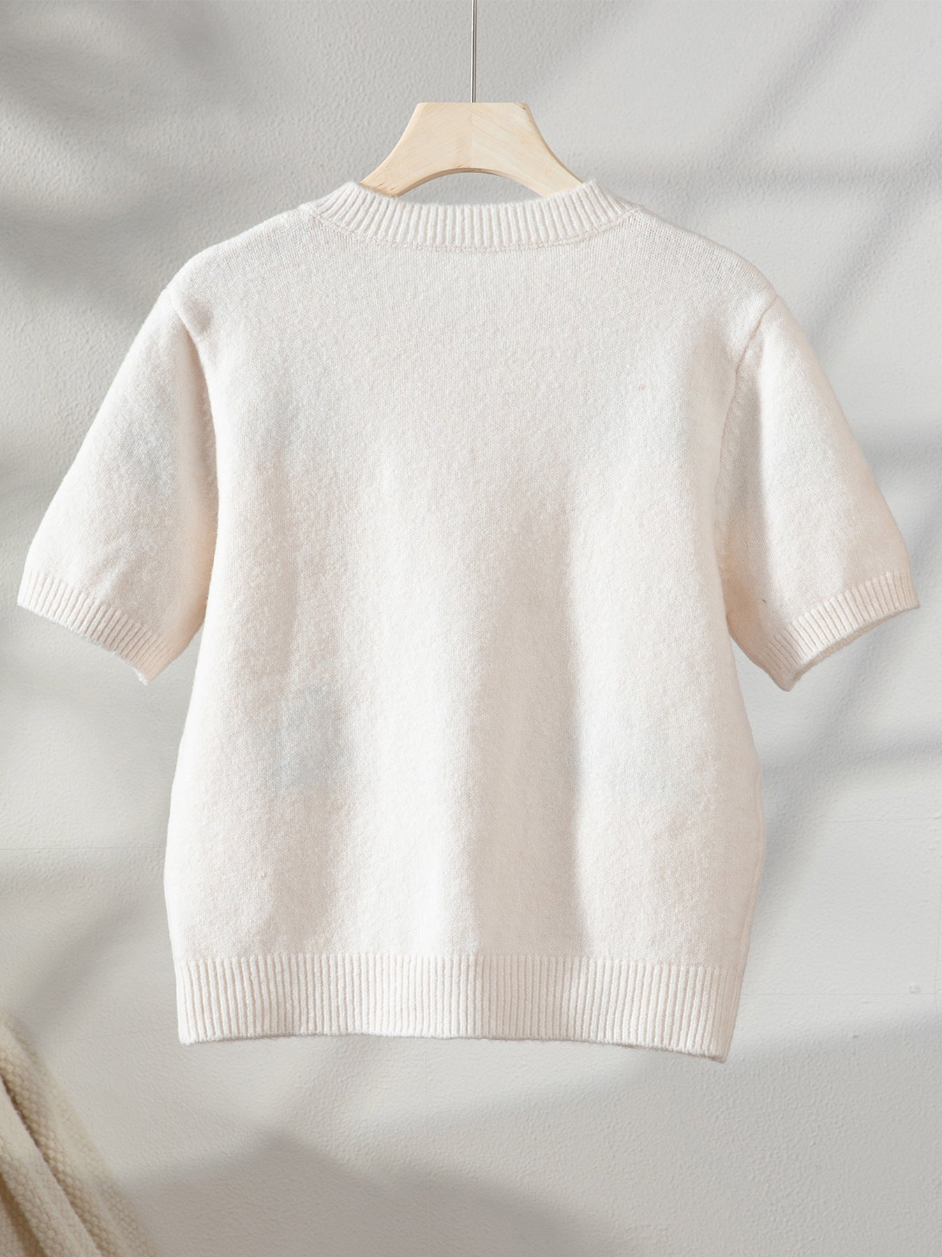 Fresh Lemon Fruit Print Short Sleeve Cardigan