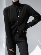 Classic knit vest and button cardigan ensemble - View 30 | TEVQA