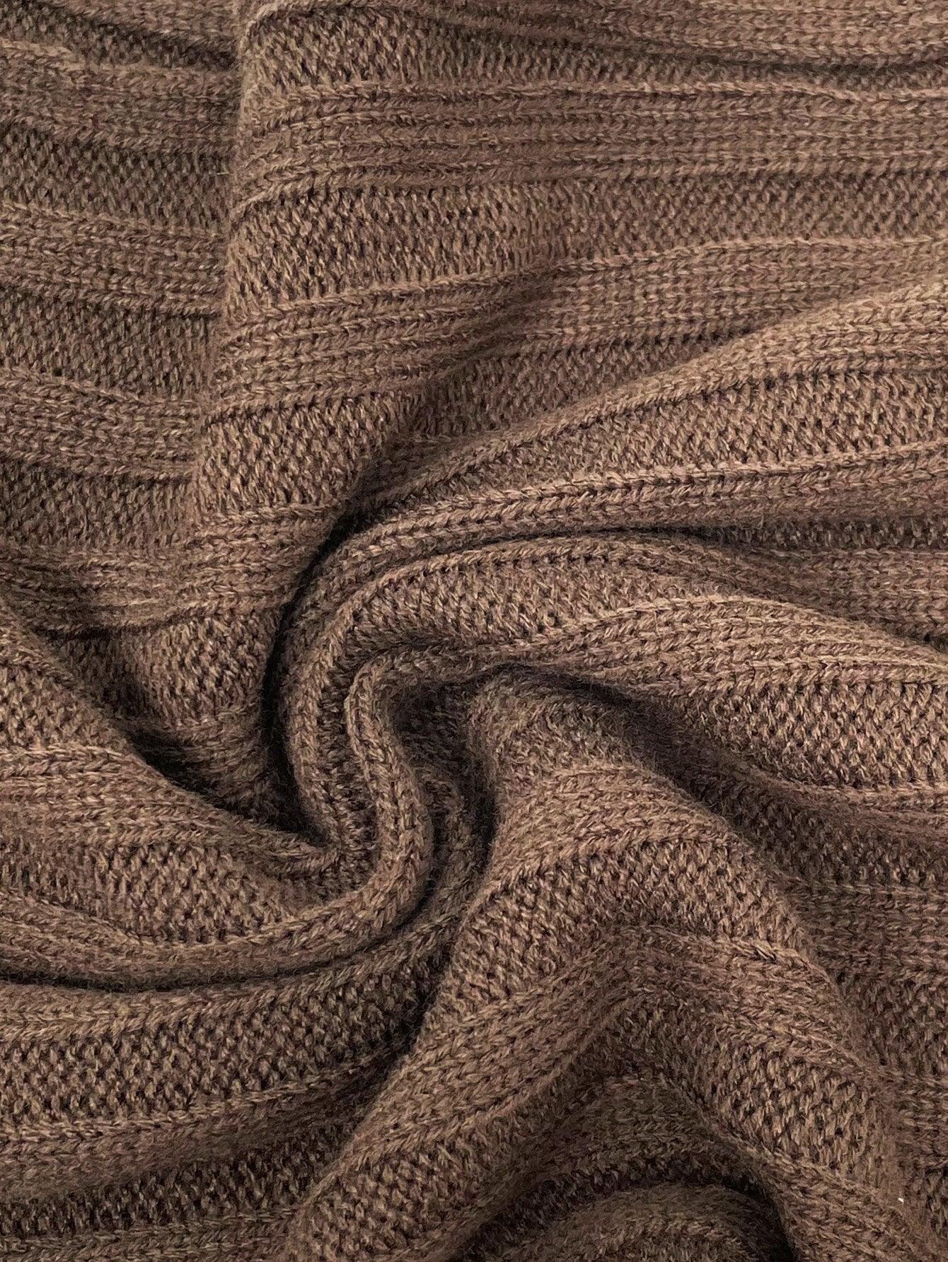 Ribbed Bell Sleeve Cropped Sweater - View 11 | TEVQA