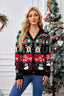 Winter Wonderland Button-Down Cardigan - TEVQA