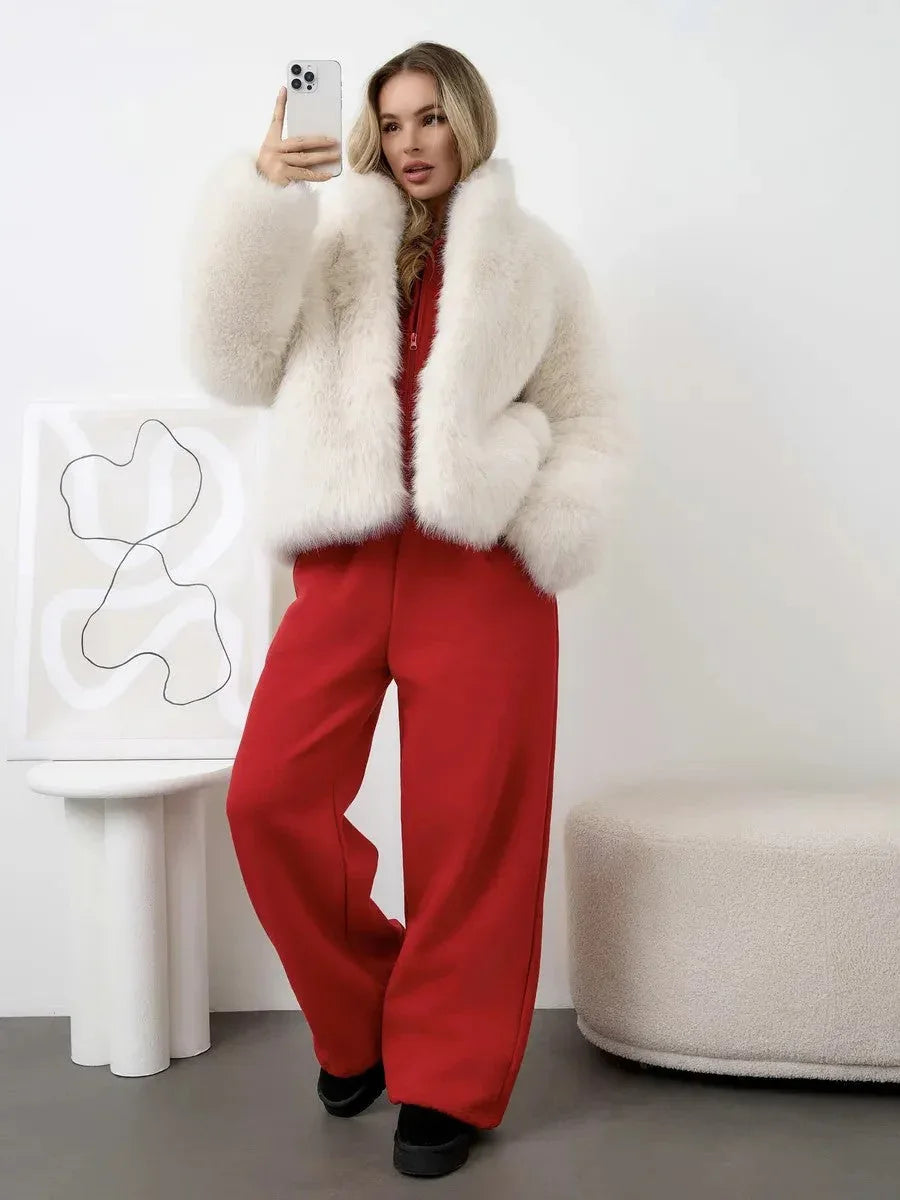 Faux fur jacket - View 7 | TEVQA