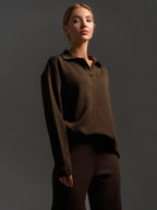 The Eleanor Polo Collar Knit Two-Piece Set - TEVQA