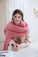 Oversized brushed scarf - View 7 | TEVQA