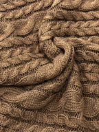 Chunky Cable Knit Tunic Sweater - View 6 | TEVQA