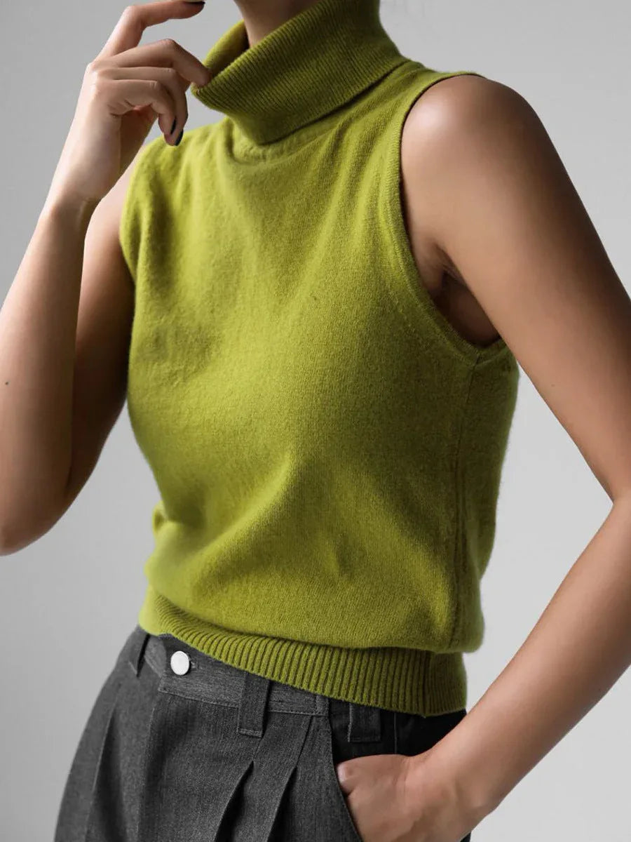Classic knit vest and button cardigan ensemble - View 15 | TEVQA