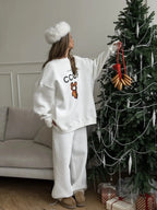 Vintage Red 'I'm from CCCP' Misha Bear Sweatshirt - TEVQA