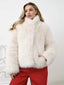 Faux fur jacket - View 6 | TEVQA